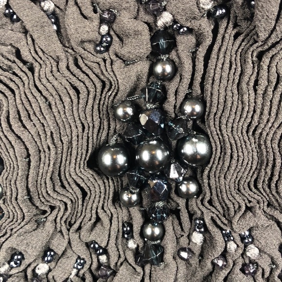 BCBG MaxAzria dress gray and black waist - Picture 9 of 11